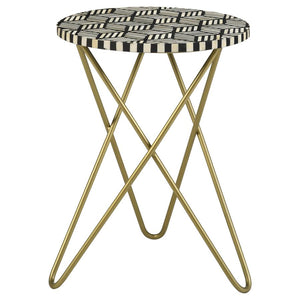 Round Mosaic Accent Table