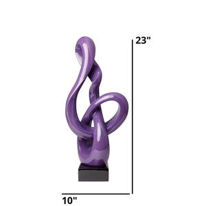 Abstract 23" Sculpture in 4 Color Options