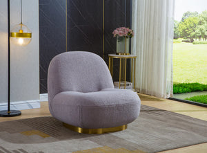 Fabric Swivel Accent Chair in 4 Color Options