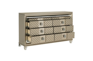 Lorna Storage Bedroom Collection with LED Lighting