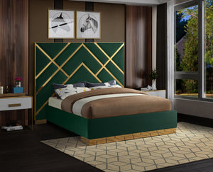 Victory Contemporary Bed in 5 Color Options