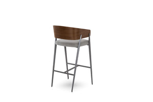 Aria Mid Century Stool in Bar or Counter Height