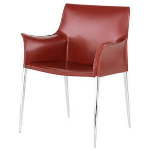 Colter Leather Arm Chair in 5 Color Options