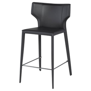 Wayne Leather Stool in 7 Color Options