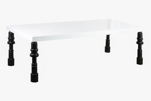 Spencer White Lacquer Top Dining Table
