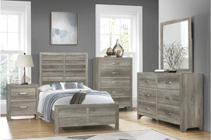 Manila Rustic Bedroom Collection in Weathered Grey