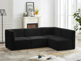 Quintin Modular Velvet Sectional in 4 Color Options