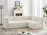 Quintin Modular Velvet Sectional in 4 Color Options