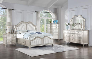 Angelica Storage Bedroom Collection with LED Lights