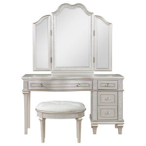 Angelica Vanity Set with Matching Stool