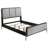 Rina Upholstered Bedroom Collection in Sand or Black