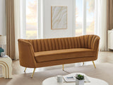 Margaret Channel Tufted Velvet Living Room Collection in 6 Color Options