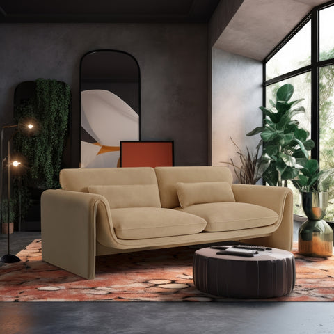 Sally Velvet Living Room Collection in 5 Color Options