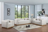 Allie Living Room Collection with Natural Wood Base