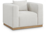 Allie Living Room Collection with Natural Wood Base