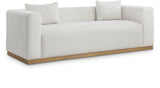 Allie Living Room Collection with Natural Wood Base