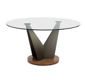 Ave Round Glass Dining Table