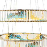 Golden Radiance Three Tiers Chandelier