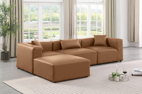 Dexter Modular Vegan Leather Sectional in 8 Color Options