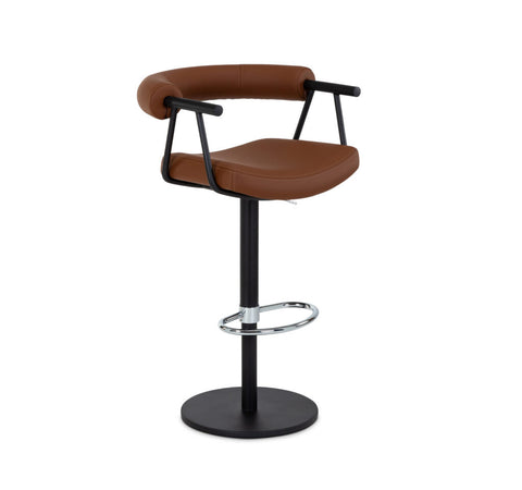 Bruso Upholstered Adjustable Barstool