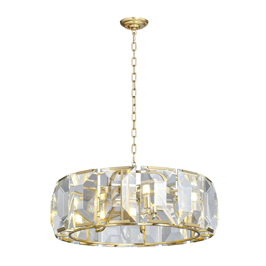 Rick Gold Crystal Chandelier in 2 Sizes