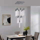 Sparkling Cylindrical LED Chandelier in 5 Sizes