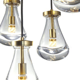 Symphony Gold Chandelier in 2 Sizes