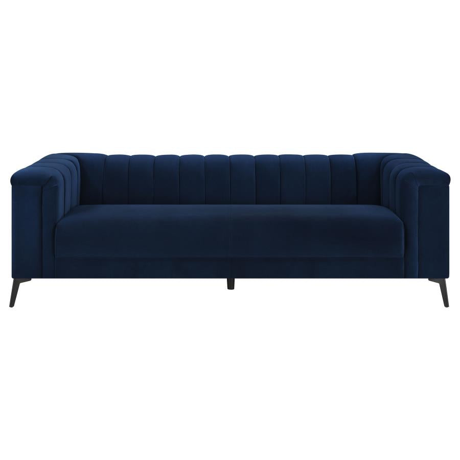 Chapin Blue Velvet Living Room Collection