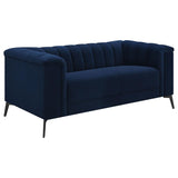 Chapin Blue Velvet Living Room Collection