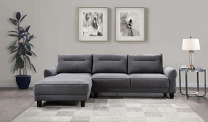 Aspen Fabric Sectional in 2 Color Options