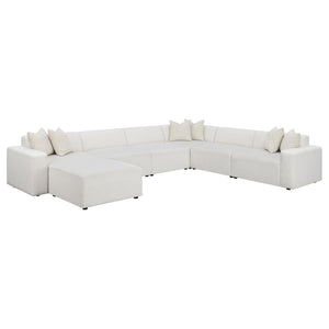 Fred Pearl Fabric Modular Sectional