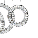 Crystal Hoop Chandelier with 5 Lights