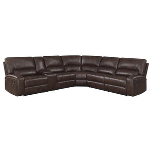 Rumson Brown Reclining Sectional