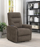 Henry Fabric Power Lift Recliner Chair in Brown or Beige