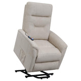 Henry Fabric Power Lift Recliner Chair in Brown or Beige