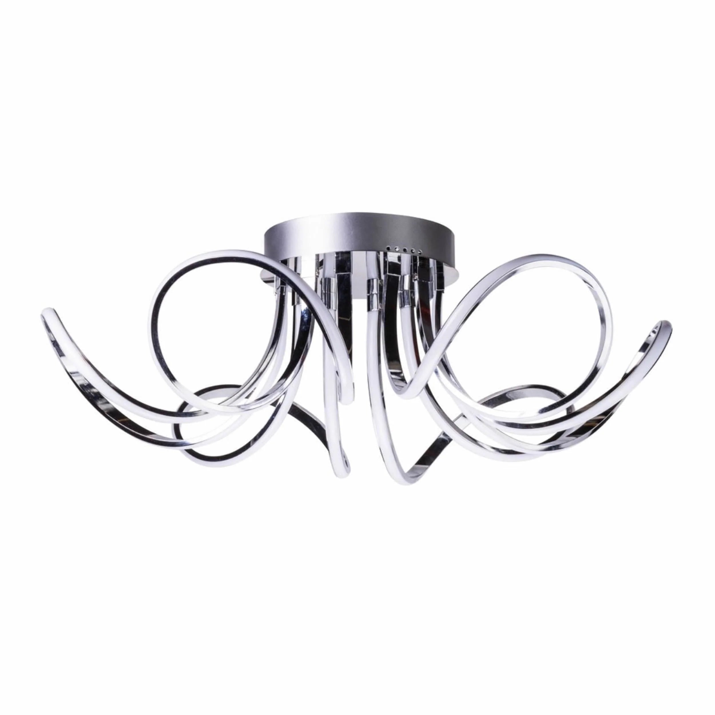 Flower Petal Flush Mount LED Chandelier