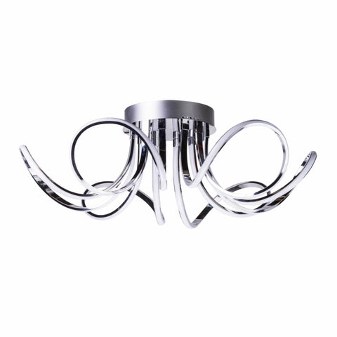 Flower Petal Flush Mount LED Chandelier