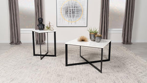 Square Marble Occasional Table Collection
