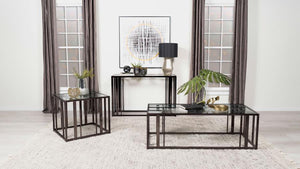 Black Nickel Occasional Table Collection