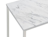 Contemporary Faux Marble Occasional Table Collection