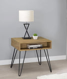 Golden Oak Lift Top Storage Occasional Tables Collection