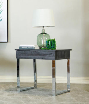 Modern Grey Lift Top Storage Occasional Tables Collection