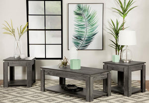 Weathered Grey 3 Piece Occasional Set