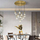 Symphony Gold Chandelier in 2 Sizes