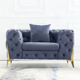 Lyla Velvet Living Room Collection in 3 Color Options