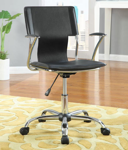 Modern Sleek Office Chair in Black or White