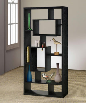 Louie Geometric Bookcase in 4 Color Options