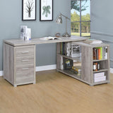 Evie L-Shaped Office Desk in 4 Color Options