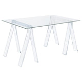 Armando Acrylic Office Desk Collection