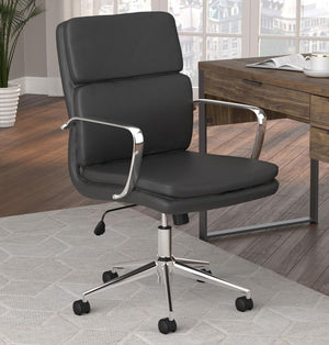 Xenia Leatherette Office Chair in Black or White